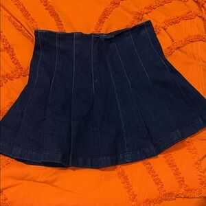 Paris Hilton Dark Blue Mini Skirt
